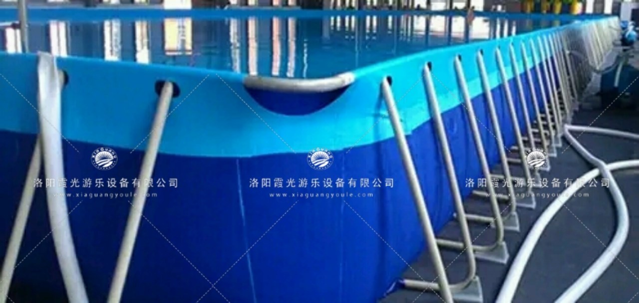 渭城大型支架游泳池